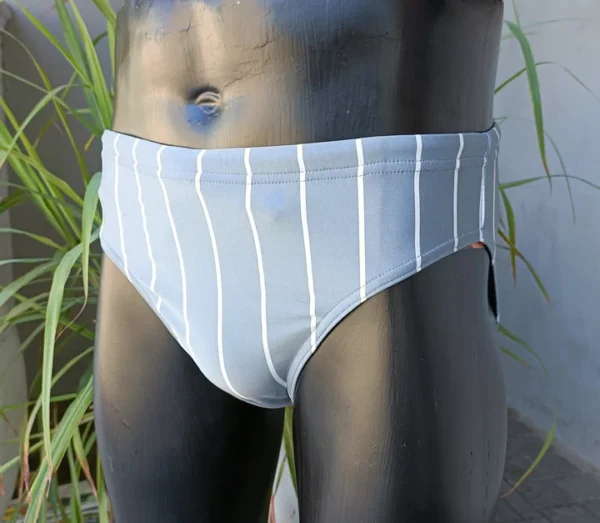 031 Men' s Striped Swimming Brief - End of range clearance - Image 2