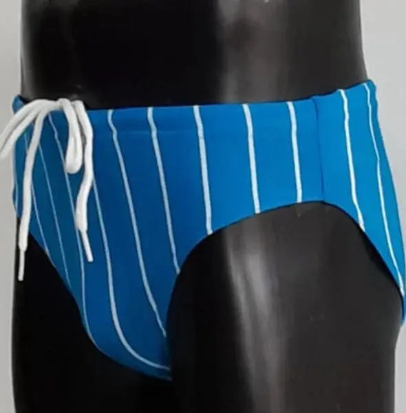 031 Men' s Striped Swimming Brief - End of range clearance