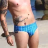 031 Men' s Striped Swimming Brief - End of range clearance - Image 3