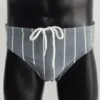 031 Men' s Striped Swimming Brief - End of range clearance - Image 9